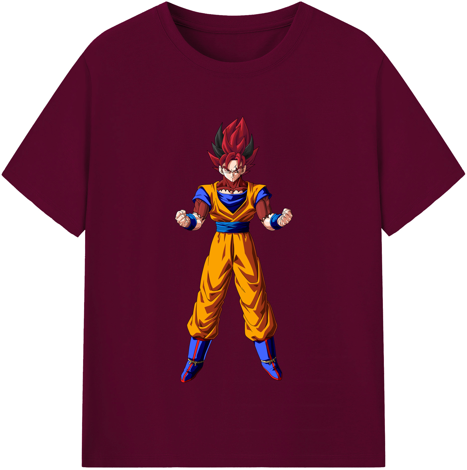 （画像用） ドラゴンボール 孫悟空（そん ごくう）Son Goku カカロット DRAGON BALL Kakarotto レディースカジュアルプリントTシャツ（綿100％）